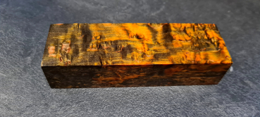 Preview: Stabilisierte Maserbirke amber-schwarz limitierte Edition (1ASB)